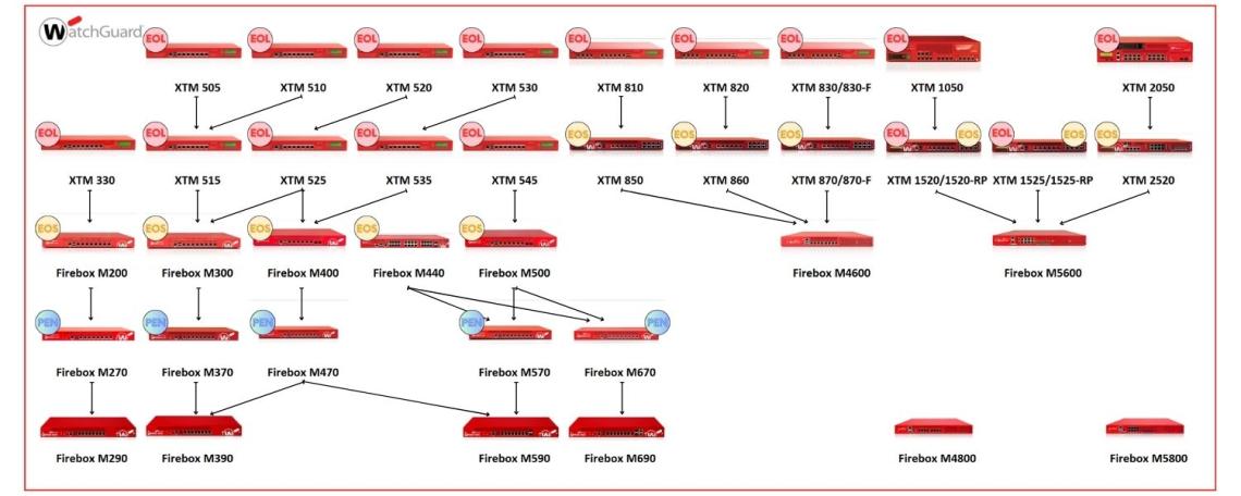 Firewall WatchGuard. Bilakaera. Rack