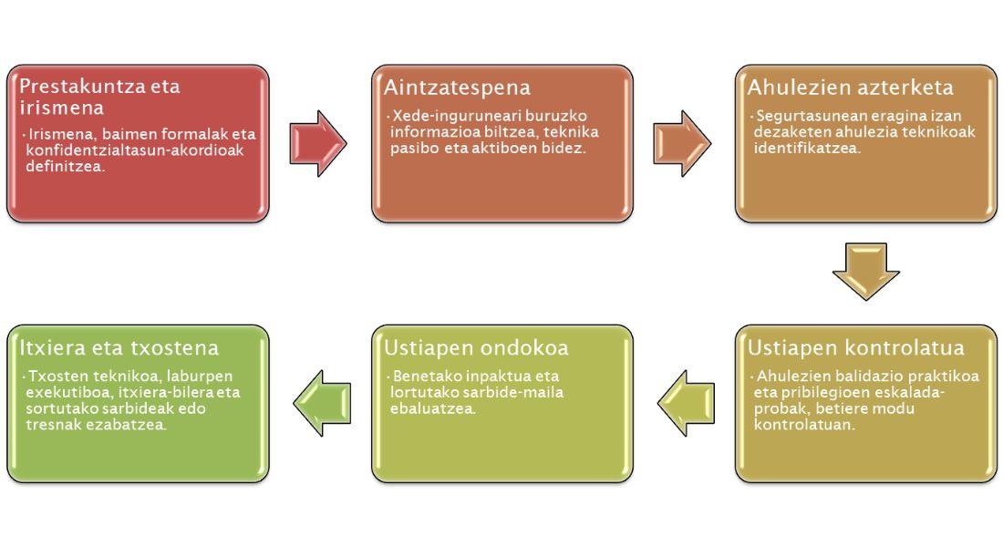 Beste Zerbitzuak - Pentesting - Infografia Euskera
