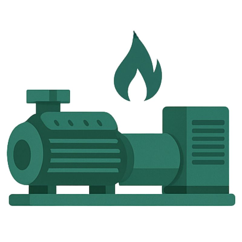 DPZrako talde elektrogeno motak - Gas naturala