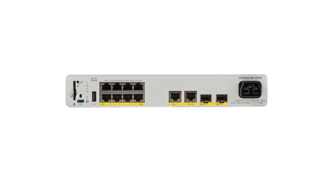 Switch Cisco 9200CX (C9200CX-8P-2XGH)