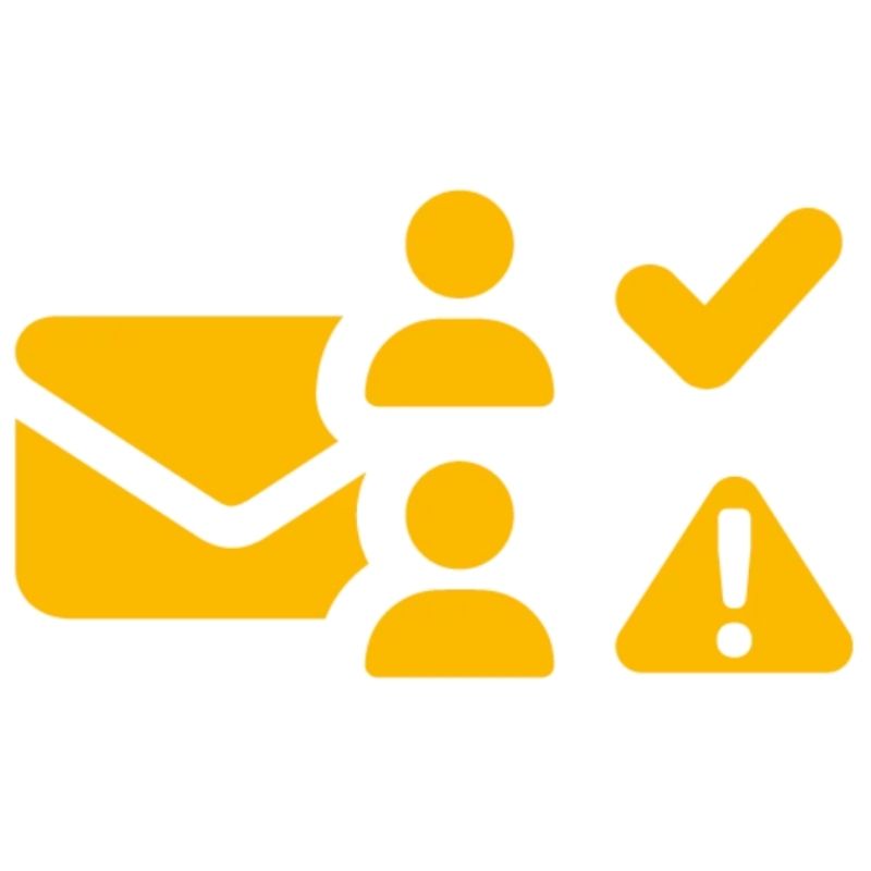 AI recipient validation