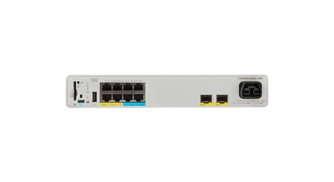 Switch Cisco 9200CX (C9200CX-8UXG-2X)