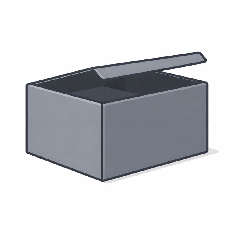 Caja gris